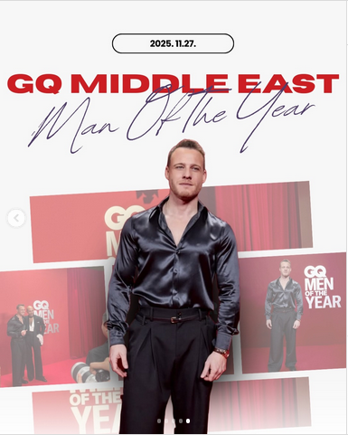 مرد سال 2025 خاورمیانه کرم بورسین هنرپیشه ترکیه مرد سال 2025 خاورمیانه کرم بورسین هنرپیشه ترکیه