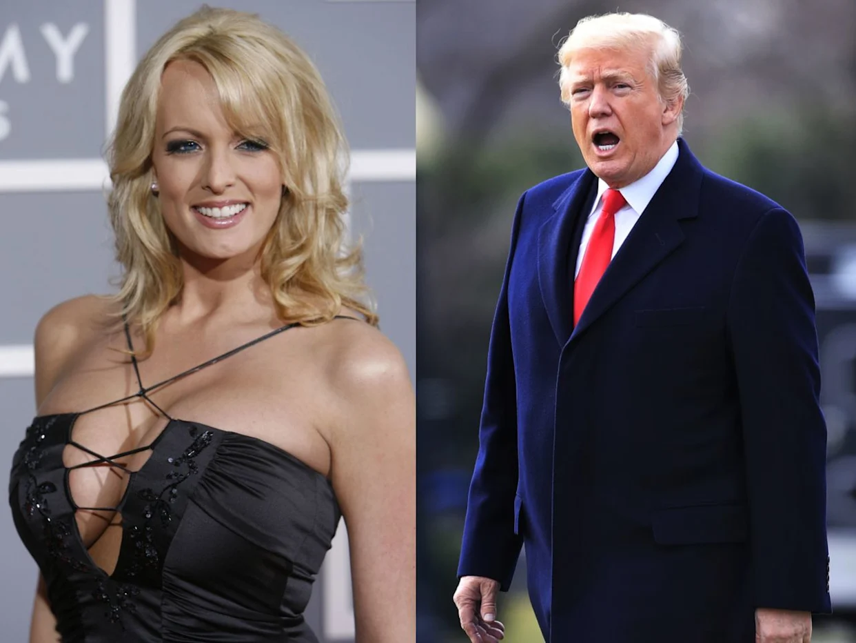 استورمی دنیلز با ترامپ استورمی دنیلز با ترامپ