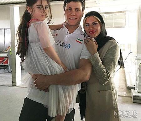 عکس ندا جناب و همسر سابقش