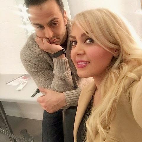 عکس علی موسوی همسر ندا جناب