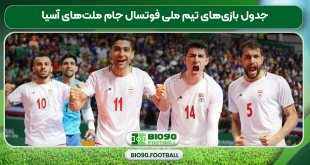 جدول بازی‌های تیم ملی فوتسال جام ملت‌های آسیا