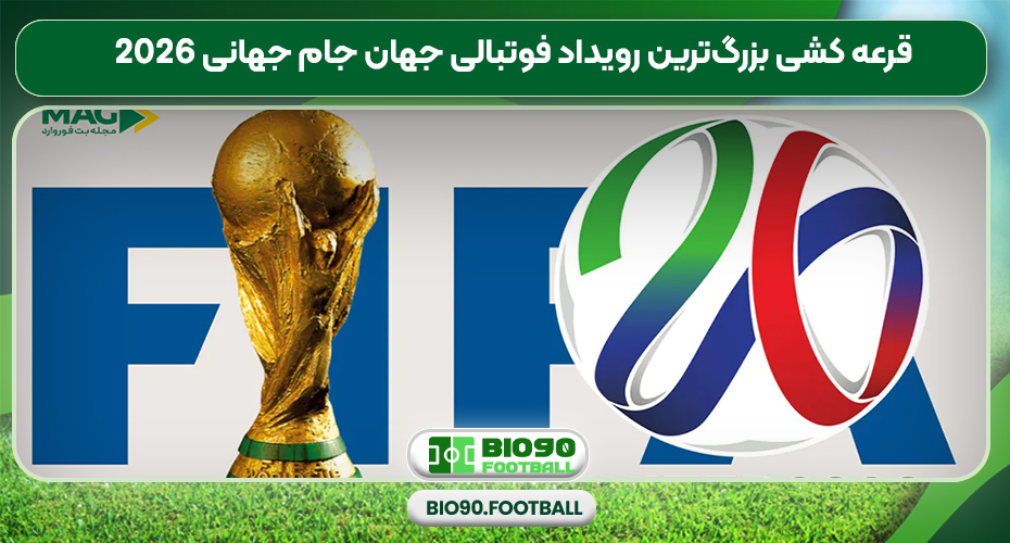 قرعه کشی بزرگترین رویداد فوتبالی جهان جام جهانی 2026 قرعه کشی بزرگترین رویداد فوتبالی جهان جام جهانی 2026