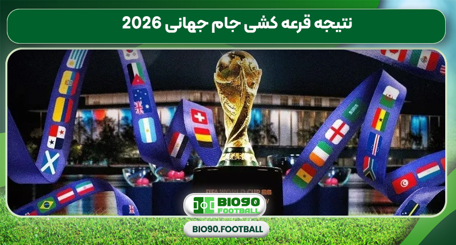 نتیجه قرعه کشی جام جهانی 2026