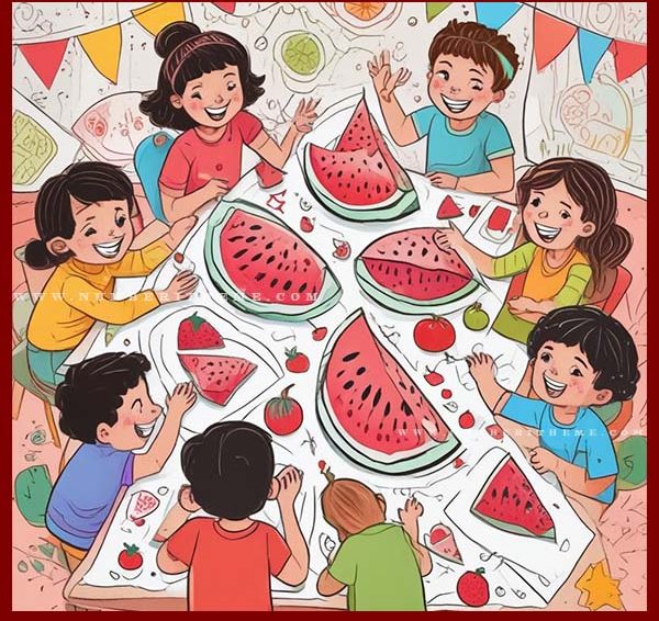 نقاشی شب یلدا و عید