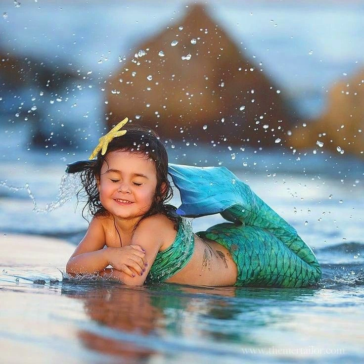 عکس بچه پری دریایی واقعی