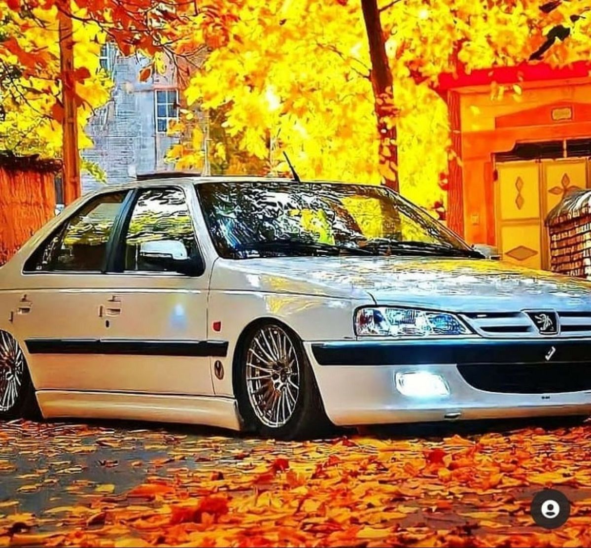 عکس ماشین پژو پارس سفید عکس ماشین پژو پارس سفید