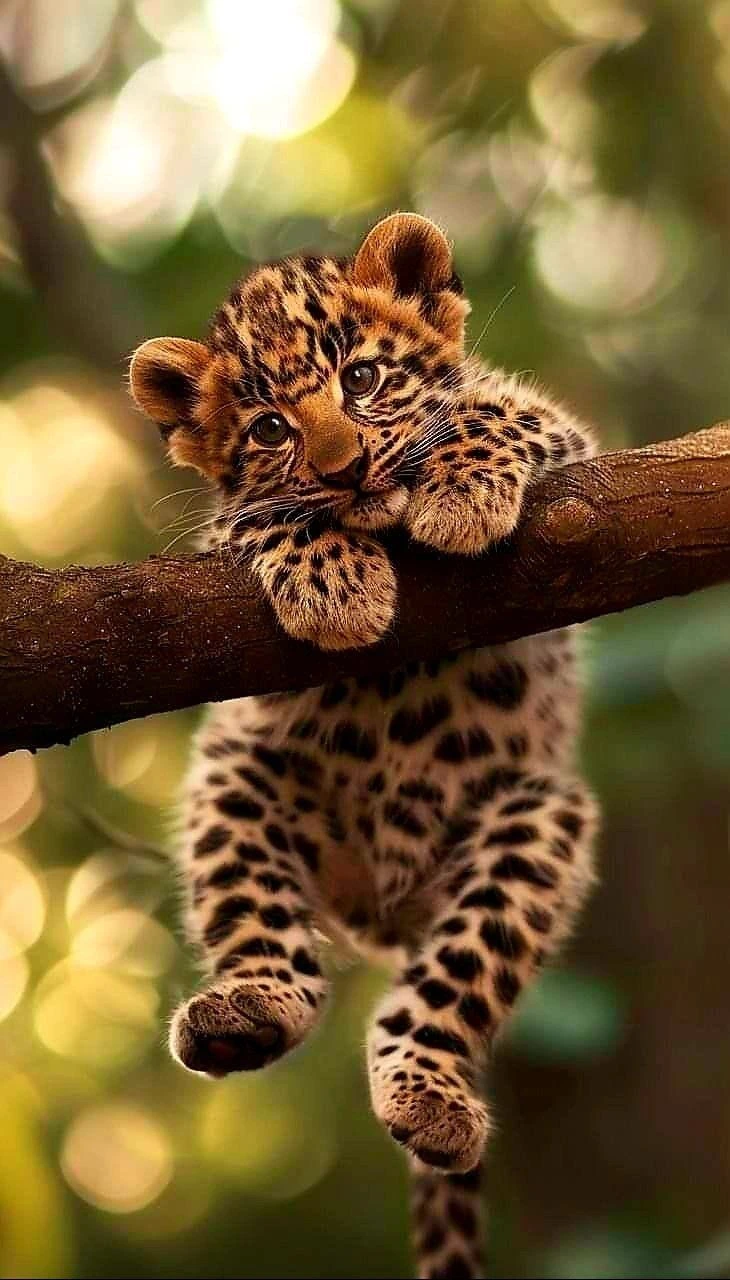 عکس بچه پلنگ